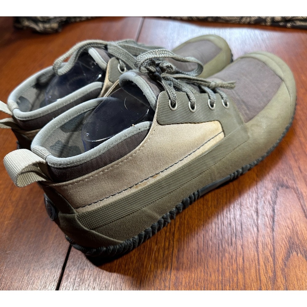 Lacrosse‎ Mens Alpha Muddy Sz 10 Waterproof Rubber Slip-on Shoes Boot Green Gray